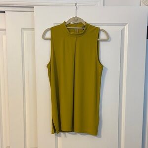 Ann Taylor Factory Mustard Sleeveless Tank Top